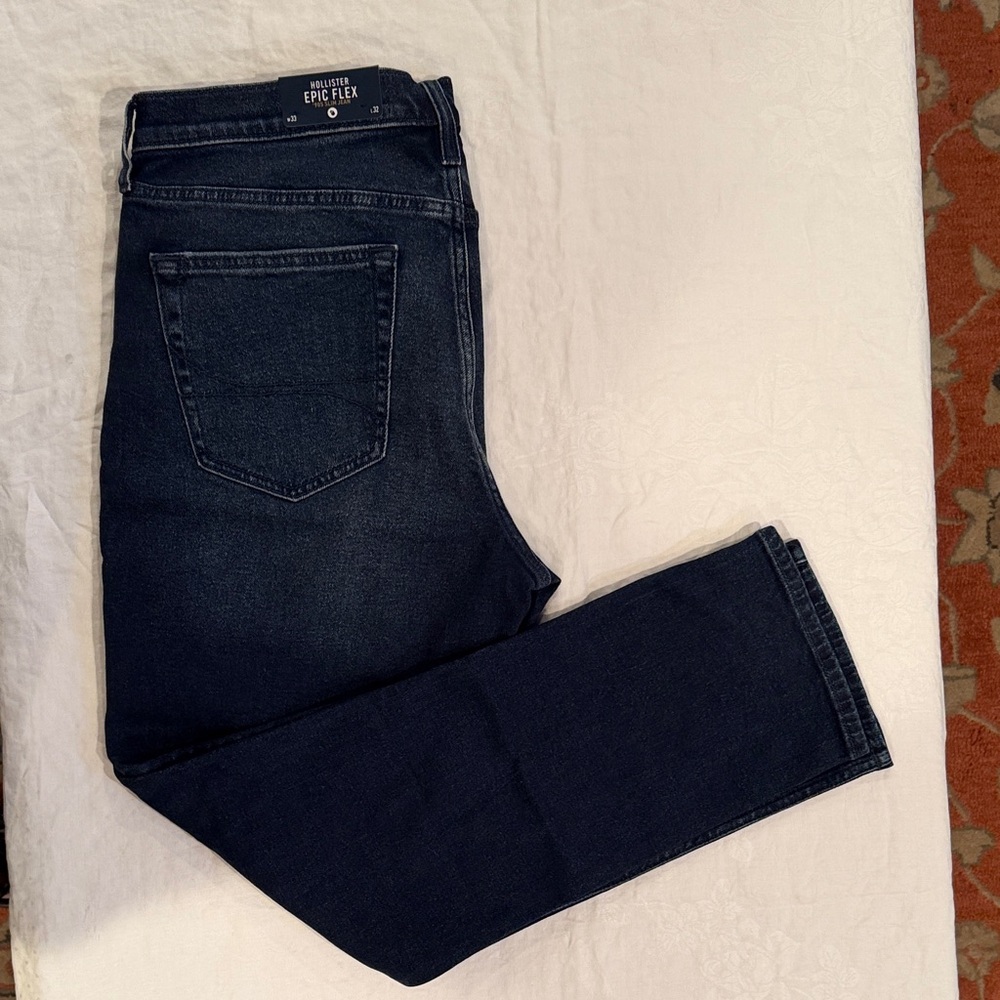 Hollister Navy Denim Jeans